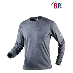 Langarmshirt 2421 871, blaugrau, Größe L - blaugrau - L