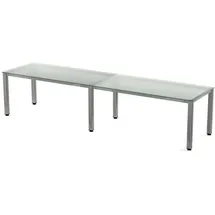 Rocada Schreibtisch 320x80x73cm Satinierte Oberfläche