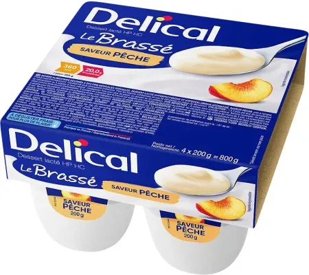 Delical Le Brassé HP HC Pfirsichgeschmack 4x200g