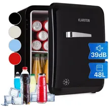 Klarstein Kühlschrank Getränkekühlschrank 48 l 83,8 cm hoch Schwarz