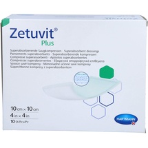 Hartmann Paul Hartmann Zetuvit Plus Saugkompressen steril 10x10cm 10 Stück