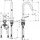 Hansgrohe Citterio M 2-Loch Waschtischmischer Edelstahl Optic