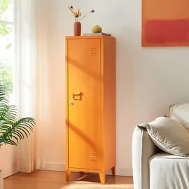 [en.casa] Einzelspind Kurikka 137 x 38 x 38 cm Orange