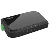 Fujitsu USB-C Hub 4 Ports (USB-C, 4 Ports), Dockingstation + USB Hub, Schwarz