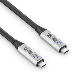 FIBERX USB-C 5 m Schwarz