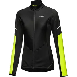 Gore Wear Thermo Zip Damen Black/Neon Yellow 36