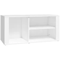 VidaXL Schuhregal Weiß 100x35x45 cm Holzwerkstoff
