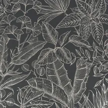 BOUTIQUE Onyx Vliestapete 10 m x 52 cm schwarz 34193
