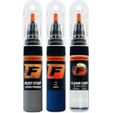 FIRANTO Lackstift Autolack Reparaturset für Seat LW5L Mystery Blue - 3-in-1 Autolack Kratzer Reparaturstift 15ml Grundierung, Klarlack