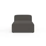 OTTO home Chaiselongue Polyester 1-Sitzer Grau
