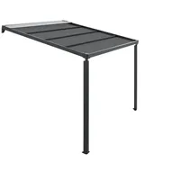 Empasa Elektrische Pergola 'Troja' Terrassenüberdachung Terrassendach Überdachung mit LED