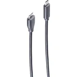 ShiverPeaks BASIC-S USB 3.0 Kabel, C Stecker B Stecker, - Schwarz