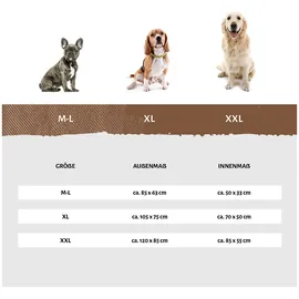 Knuffelwuff Hundebett Luisa XXL 120 x 85 cm rosa