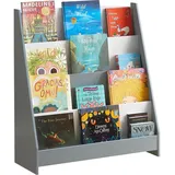 SoBuy Kinderregal KMB32 80 x 88 x 30 cm Kiefer grau lackiert