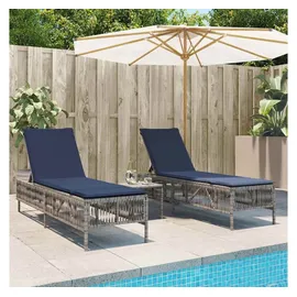 vidaXL Sonnenliege 55 x 0 x 96 cm Grau