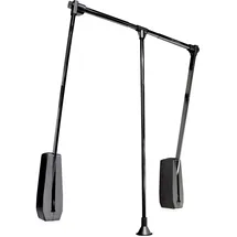 Emuca Kleiderlift 600-830mm 83x85x85 cm schwarz