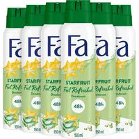 Fa Deospray Women Starfruit 6 x 150 ml