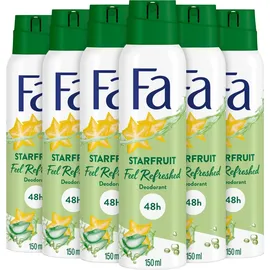 Fa Deospray Women Starfruit 6 x 150 ml