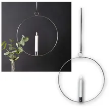 Star Trading LED-Kerze 063-43 3W Silber 28 cm