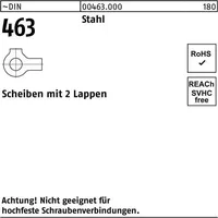 Industrial Quality Supplies DIN 463 Flache Scheibe Stahl 54mm