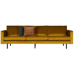 Rodeo Sofa 3-Sitzer Samt, Ocker