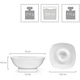 sänger Bilgola Tafelservice 30-tlg. weiß