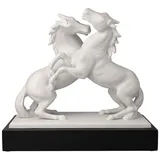 GOEBEL Studio 8 Dekofigur Pferde Artiste et Alegria 32 cm Weiß