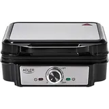 Adler Ad 3083 1800w Waffeleisen - Black / Silver