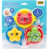 IDENA Spritztier-Set mit Schwimmring 6teilig