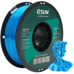 Esun Cyan - 1 kg - Silk PLA Filament (3D)