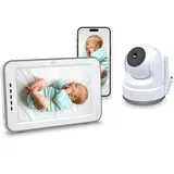 ELRO BC4000 Baby Monitor Royale Full HD Babyfon mit 12,7 cm Touchscreen und App