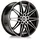 AVUS Racing AC-MB5 8,0 x 18 5 x 112 ET30 MB66,7 Schwarz Poliert