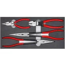 Knipex Zangen-Set ''KFZ'' in Schaumstoffeinlage