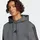 adidas Essentials 3-STREIFEN Hoodie dark grey heather-black M