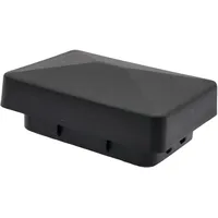 RHEHAG Pfostenkappe KU Dachform flach 60x40 mm 10 Stück (schwarz)