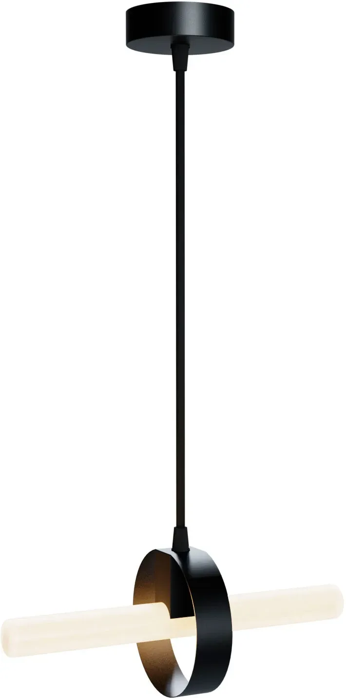 SEGULA Pendelleuchte "Syntax", schwarz, 1 Stk., Leuchten, Stylisher Minimalismus, schwarzes Metall, mit Textilkabel, Pendelleuchte