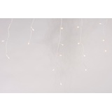 Lumineo Lichterkette Icicle Twinkle 259 LED 11 m warm weiß, weißes Kabel - Weiß