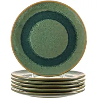 LEONARDO Matera Speiseteller 22,5 cm grün 6er Set