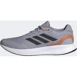 adidas Runfalcon 5 Herren Halo Silver/Core Black/Dusky Orange 46 2/3