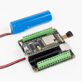 SunFounder ESP32 Camera Pro Kit, ESP32 WROOM 32E, 2MP Kamera 1600x1200, MicroSD-Slot, 3,7V Akku
