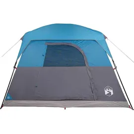 vidaXL Campingzelt 4 Personen Blau