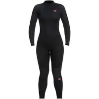 BILLABONG 4/3mm Launch - Back Zip Wetsuit for Women - Back-Zip-Neoprenanzug - Frauen - 8 - Schwarz