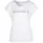 VIVANCE T-Shirt mit Frontdruck "Bonjour" Weiß 40/42
