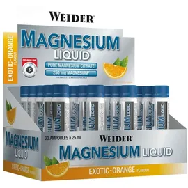 WEIDER Magnesium Exotic-Orange Liquid 20 x 25 ml
