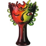 Casablanca by Gilde Tischvase »Visual«, (1 St.), dekorative Vase aus Glas, Blumenvase, bunt