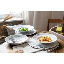 CreaTable Pizzateller Gustoso 33cm, weiß