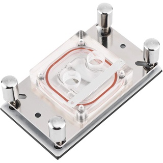 Hopcd CPU Waterblock, Computer CPU Water Cooling Block Waterblock Kupferbasis mit Mikrokanal für AM2/AM2 +/AM3/AM3 +/AM4/FM2 + CPU
