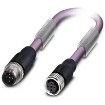Phoenix Contact 1507557 Sensor-/Aktor-Datensteckverbinder, konfektioniert M12 Stecker, gerade, Buchse, gerade 2.00 m Polzahl Sensoren: 5 1 St.