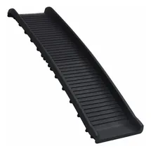 vidaXL Hunderampe Klappbar Schwarz 155,5x40x15,5 cm