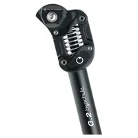 by.schulz Sattelstütze Federsattelstütze Ø 27,2 mm, 350 mm, hart 100-130 kg schwarz